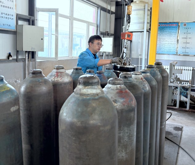 内蒙古特检院乌海分院气瓶高效检验为企业安全运营赋能