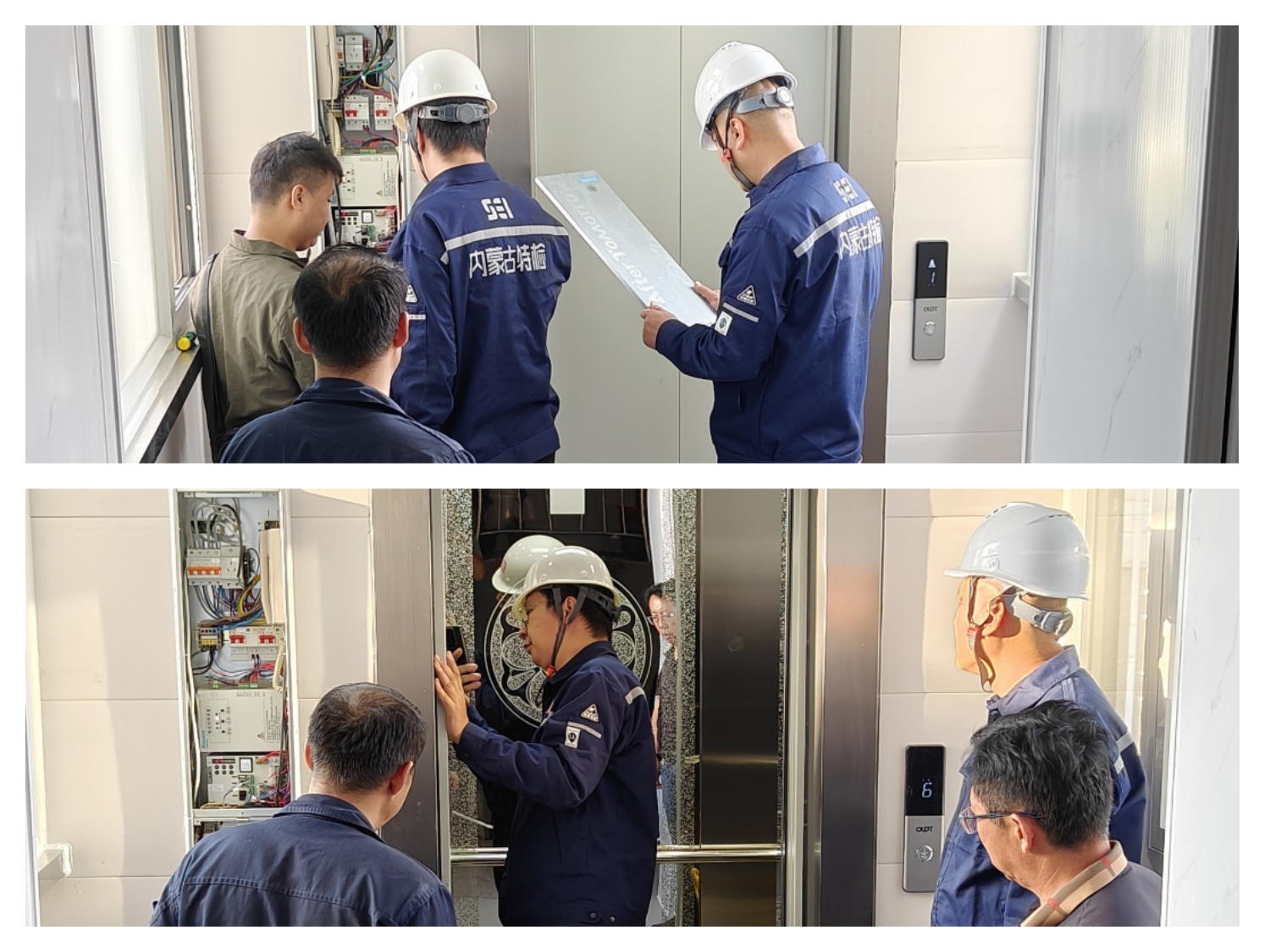 自治区特检院阿拉善分院完成13台旧楼加装电梯监督检验工作