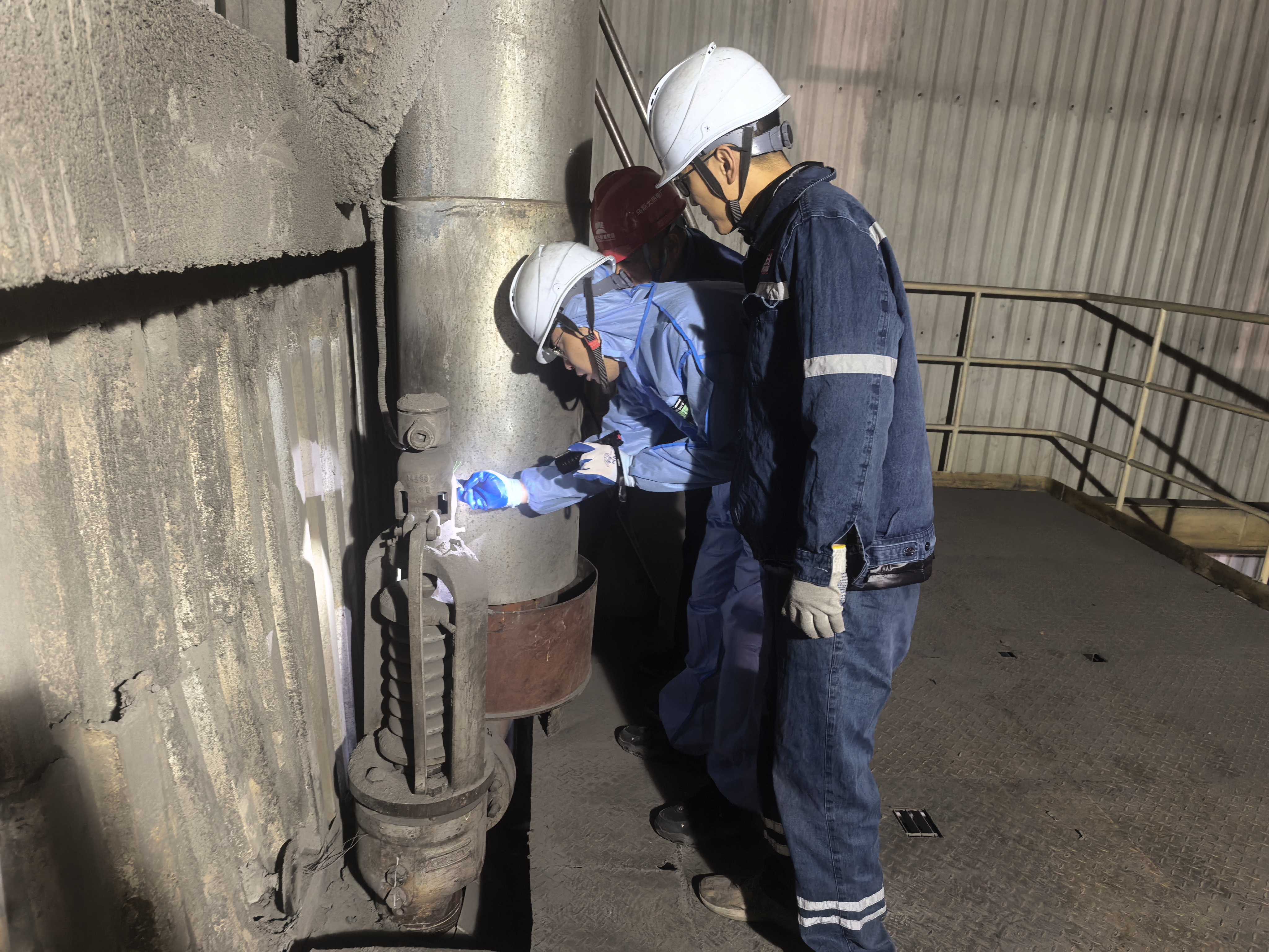 内蒙古特检院阿拉善分院联合总院圆满完成国能乌斯太热电厂超高压电站锅炉外部检验工作