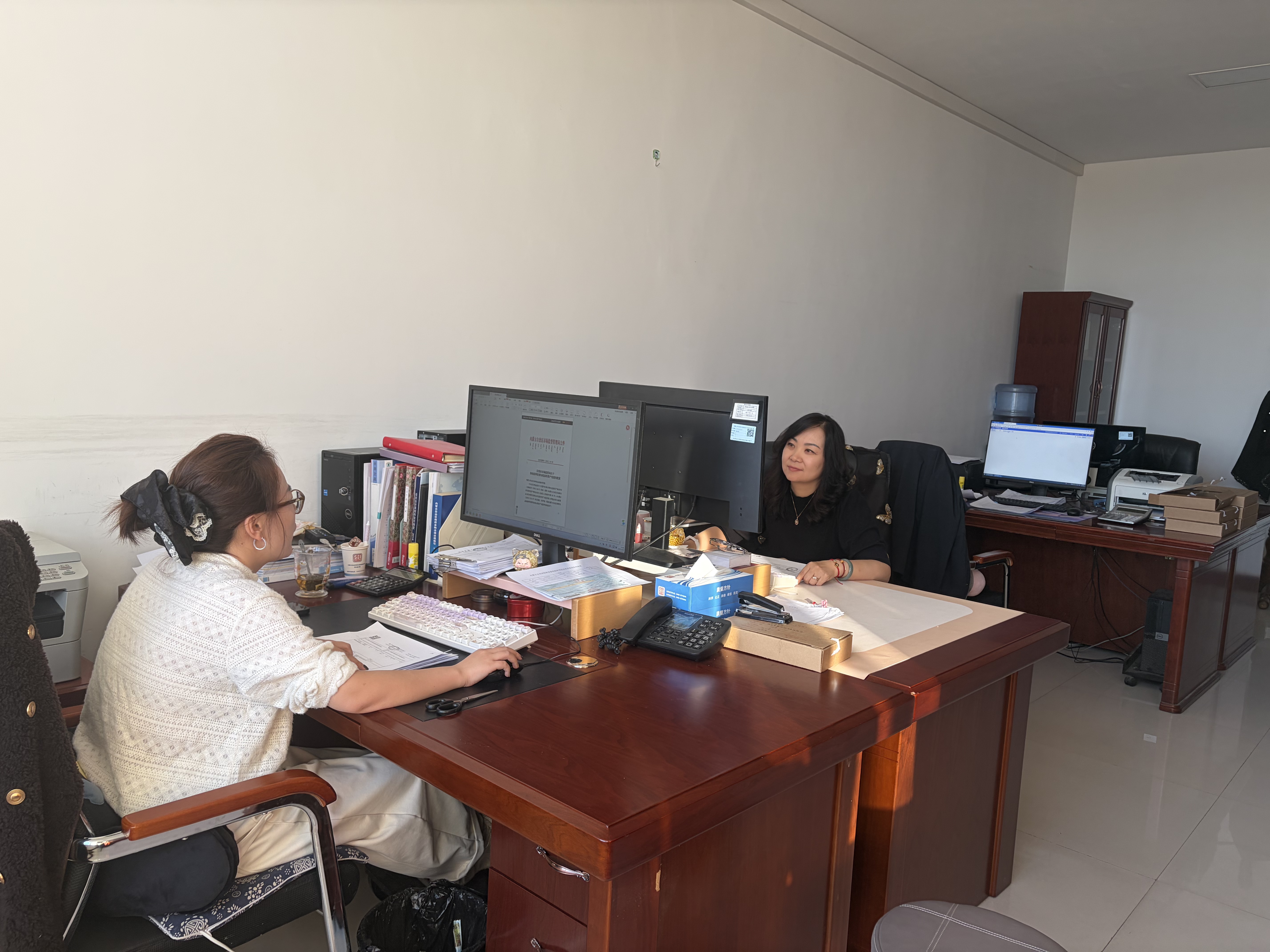 阿拉善分院：财务攻坚 圆满收官