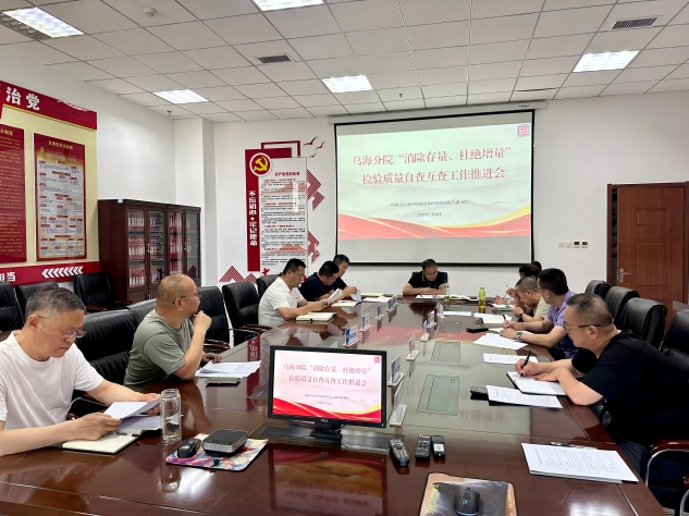 乌海分院扎实推进检验质量自查互查工作